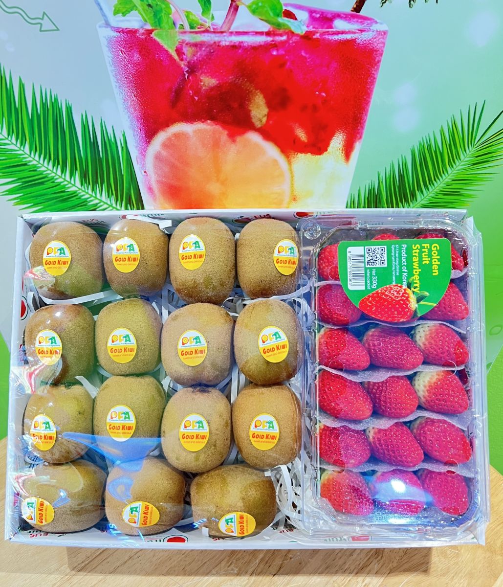 Giỏ trái cây nhập khẩu chúc mừng