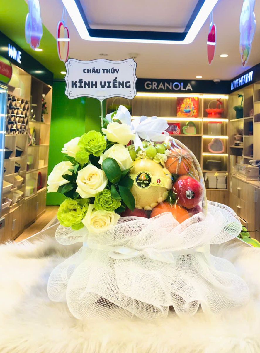 giỏ trái cây viếng đám tang